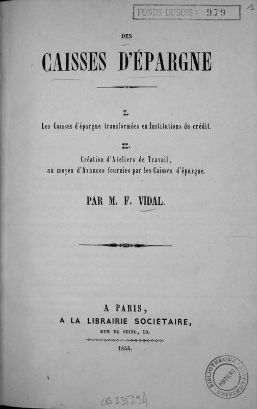 Des Caisses d'épargne